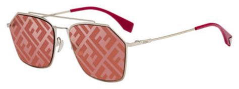 fendi ff m0022 s 85 l md|Fendi Brown Rectangular Sunglasses FF M0022/F/S MVU/70 59.